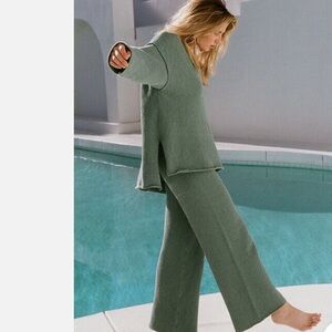 FREE PEOPLE BEACH HAILEE SWEATER SET